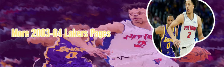 Pistons lakers spread