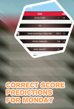 Vip correct score prediction